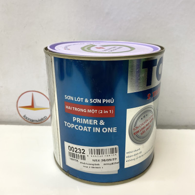 Sơn sắt mạ kẽm Toa 2 trong 1 màu cam 232 _ 800G