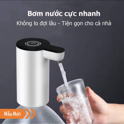 Vòi Bơm Nước Tự Động Đa Năng , Đầu Bơm Thông Minh Rót Nước Rảnh Tay Từ Binh Lọc - HÀNG CHÍNH HÃNG MINIIN