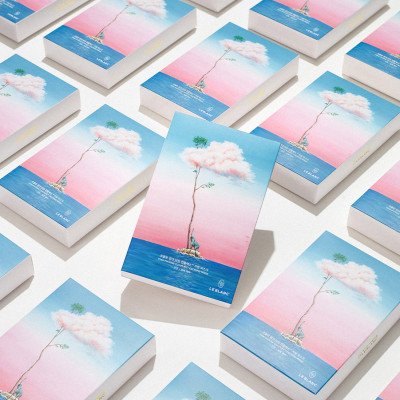 Sey 10 hộp mặt nạ làm dịu và tạo độ bóng cho da Leblanc Pink Marine Complex Calming Mask Hộp 5 miếng