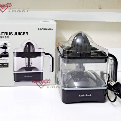 Máy Vắt Cam Thế Hệ Mới Locknlock Citrus Juicer EJJ246BLK 0.9L (Model New) - Hàng Chính Hãng
