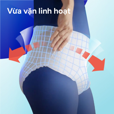 Combo 2 Tã quần người lớn Confidence Slim&Fit mỏng nhẹ vừa vặn size M/L gói 16/14 miếng