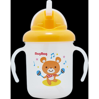 Ly Mag Mag tập uống có ống hút Pigeon 180ml