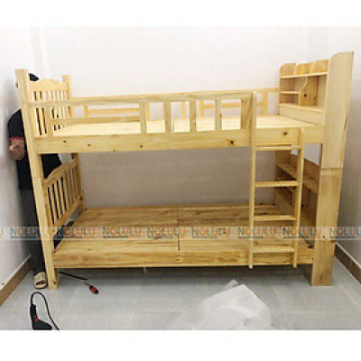 Giường 2 Tầng Nhật YOKOHAMA Gỗ Thông Tự Nhiên 100% - TN