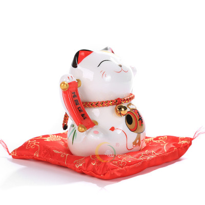 Mèo thần tài may mắn gốm sứ cao cấp MINI|phongthuygiaphat