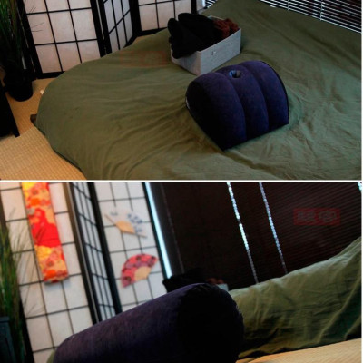 Ghế Tình Nhân Ôm Ngủ, Gối Bơm Hơi Gối Ôm Cắm Trại Gối Ôm Ngủ Có Lỗ Gối Hơi Cặp Đôi Có Thể Giặt