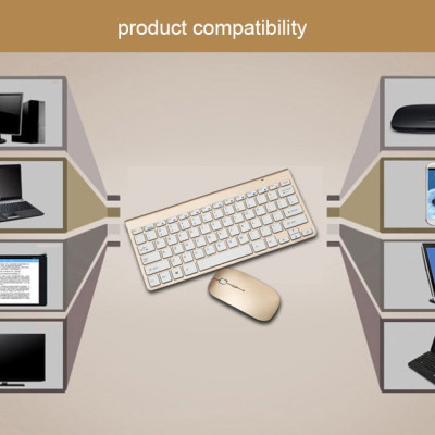 Bộ Bàn Phím Và Chuột Không Dây Siêu Mỏng