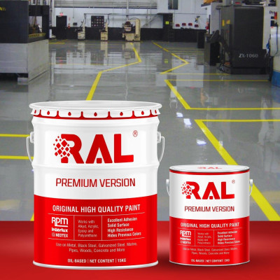 Sơn sàn kháng hóa chất (trung gian) RAL RAFLOOR ANTI-CHEM MIO - 5KG