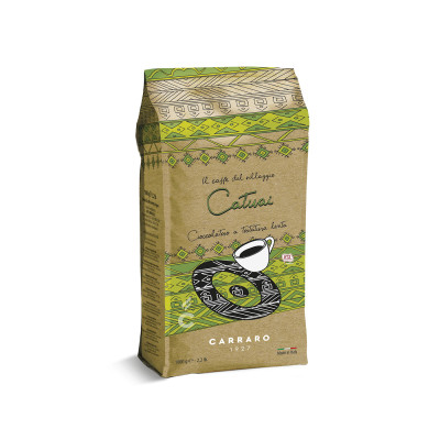 Cà phê hạt Carraro Villaggio Catuai 1kg - Hàng nhập khẩu từ Ý