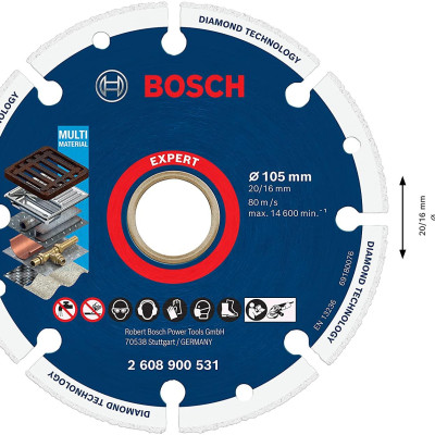 ĐĨA CẮT SẮT KIM CƯƠNG 100MM - MỚI BOSCH 2608900531 - HÀNG CHÍNH HÃNG