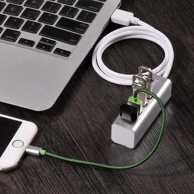 Bộ Hub Chia Cổng USB Hoco HB1 - Chia 1 Thành 4 Cổng USB Cho Macbook, Dell, Máy Tính Window, Linux,... Hàng Chính Hãng
