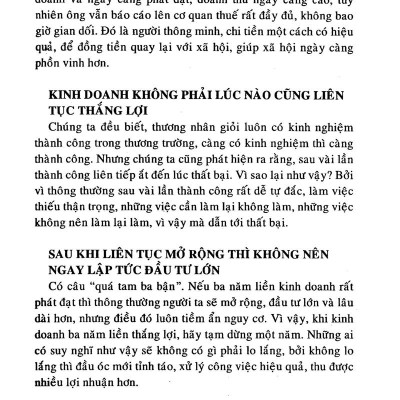100 Điều Nên Làm, Nên Tránh Trong Kinh Doanh (Tái Bản 2019)