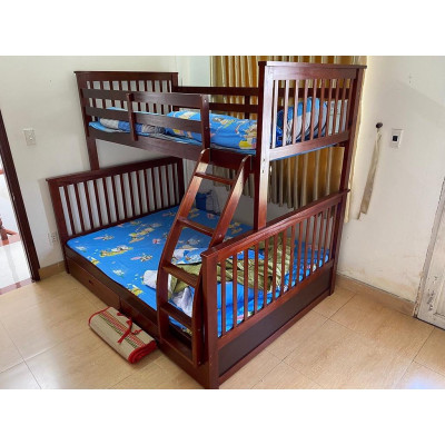 Giường 2 Tầng K.Bed 128 (Nâu)
