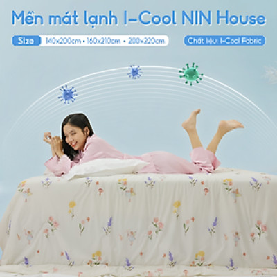 [CHĂN HÈ MÁT LẠNH] Mền lạnh I Cool Advance NIN House NM8032 2mx2m2 | Chăn chần bông Ice Silk, Chăn điều hoà nhiều độ