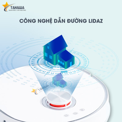 Robot hút bụi TAHAWA TH-LW2  Robo hút bụi an toàn cho sức khỏe người tiêu dùng, khử mùi hiệu quả sử dụng màn lọc HEPA 14, lọc sạch đến 99% bụi mịn
