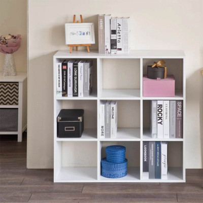 Giá sách bằng gỗ cho phòng khách SMLIFE Bunce