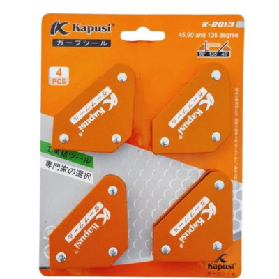 Bộ 4 ke góc 10LBS nam châm kapusi, ke góc 45 độ,90 độ và 135 độ