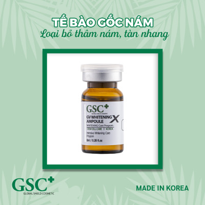 Tế bào gốc t rị nám, tàn nhang, t r ị thâm, làm trắng da Hàn Quốc GSC GV WHITENING AMPOULE