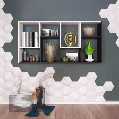 Kệ gỗ treo tường trang trí hiện đại SMLIFE Worthsword