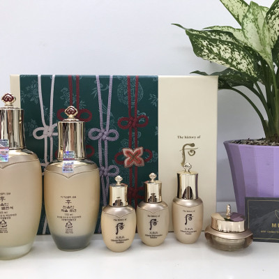 Bộ dưỡng tái sinh da, chống oxy hóa cao cấp Whoo Cheonyuldan 2pcs Special Set