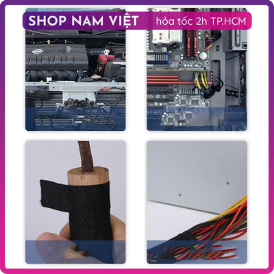 Băng Keo Nỉ Cách Điện Chịu Nhiệt Quấn Dây Điện Ô Tô Xe Máy