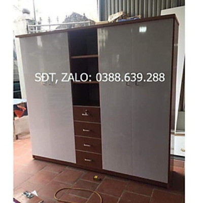 Tủ 5 New hot đài loan có kệ trang trí