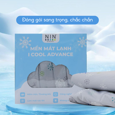 [CHĂN HÈ MÁT LẠNH] Mền lạnh I Cool Advance NIN House | Chăn mền Ice Silk fabric siêu mát lạnh cao cấp 160x210cm màu NM8031