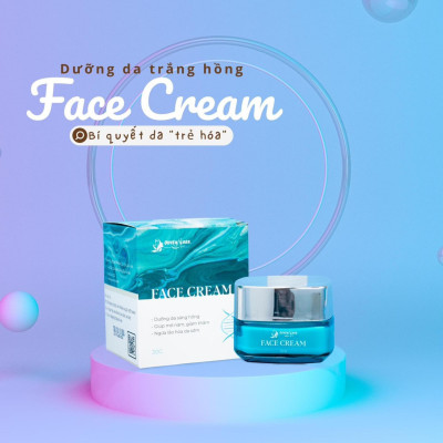 Kem Dưỡng Da FACE CREAM Xanh Quyên Lara, Giúp Dưỡng Da Sáng Hồng, Giúp Mờ Nám, Giảm Thâm