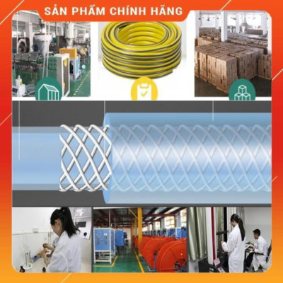 ️ Bộ dây vòi xịt nước rửa xe,tưới cây ,tăng áp 3 lần,loại 3m,5m 206318 đầu đồng,cút,nối nhựa đen+ đai