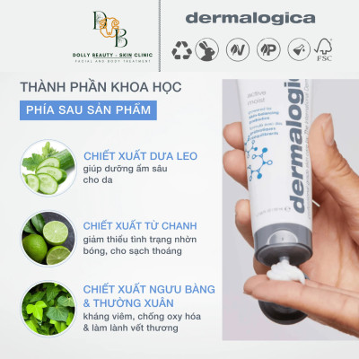 Kem dưỡng không chứa dầu ACTIVE MOISTE của Dermalogica - Dolly Beauty