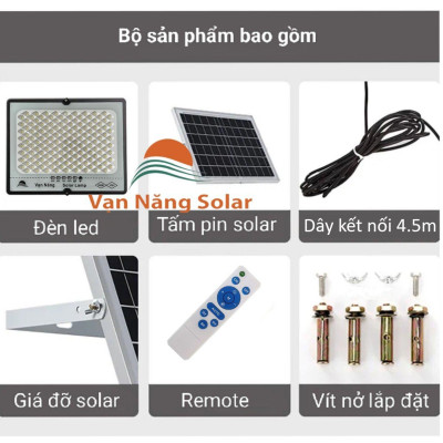 Đèn năng lượng mặt trời chống lóa Vạn Năng Solar 300w