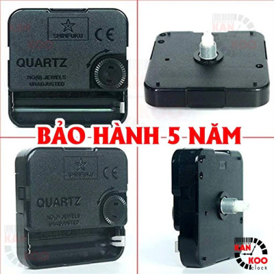 Máy Đồng Hồ Treo Tường Kim Trôi Nhật Bản Shinfuku – Siêu Tĩnh, Chạy Êm, Siêu Bền – BH 5 Năm