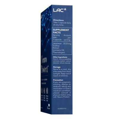 VIÊN UỐNG HỖ TRỢ BẢO VỆ HỆ THẦN KINH LAC NEURO PROTECT (30 VIÊN)