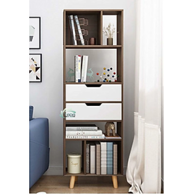 KỆ SÁCH BẮC ÂU CHÂN GỖ CÁNH LẬT SIZE LỚN - HC1256