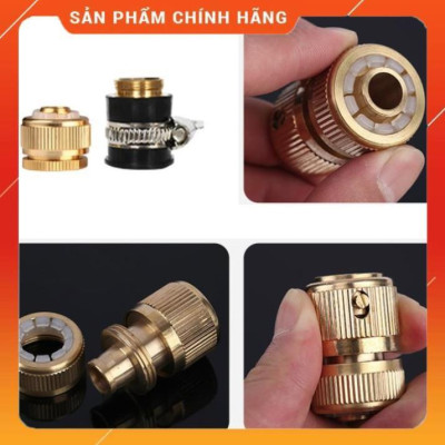 Vòi Xịt Rửa Xe️ Bộ dây vòi xịt nước rửa xe, tưới cây , tăng áp 3 lần, loại 15m 206701 đầu đồng,cút đồng