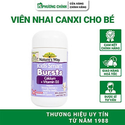 Viên Nhai Bổ Sung Canxi Cho Bé Nature