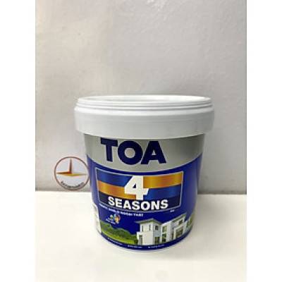 Sơn phào chỉ trong và ngoài nhà Toa 4 Seasons Tropic Shield màu Trắng_1L