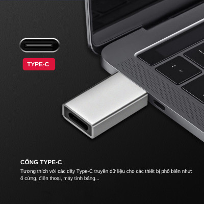 Đầu chuyển OTG USB Type C sang USB Full size Type-C Male to USB Female - Hàng Nhập Khẩu - Giao Màu Ngẫu Nhiên