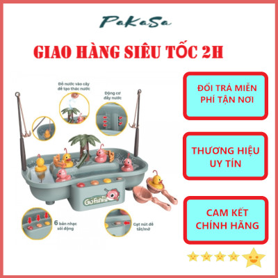 Bộ Đồ Chơi Câu Cá, Đồ Chơi Câu Vị  Dưới Nước Phát Nhạc Vui Nhộn Cho Bé PaKaSa - Hàng Chính Hãng 