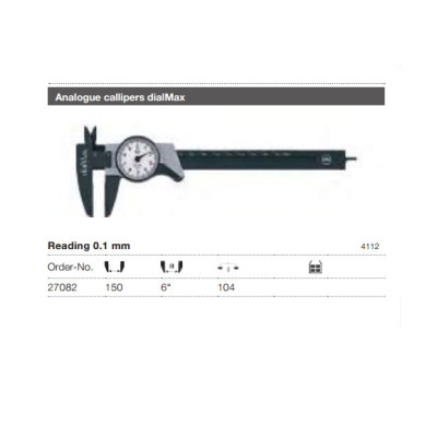 Thước cặp đồng hồ Wiha 27082