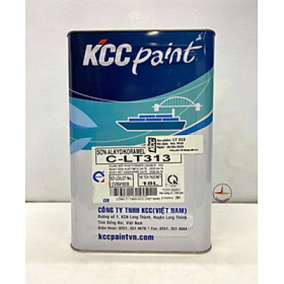 Sơn Alkyd KCC LT313 Base C màu xám RAL 7024 _18L 