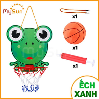 Đồ chơi bóng rổ mini treo tường cho bé trai vận động thể thao trong nhà ngoài trời MySun