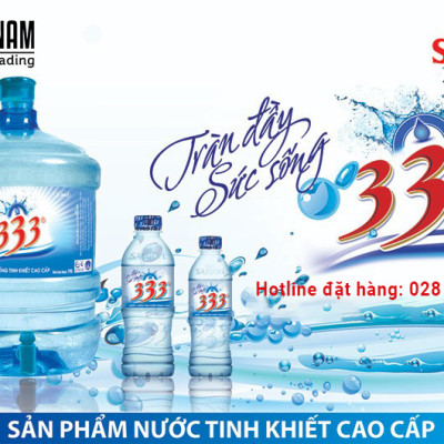Nước uống đóng chai 333 - 500ml