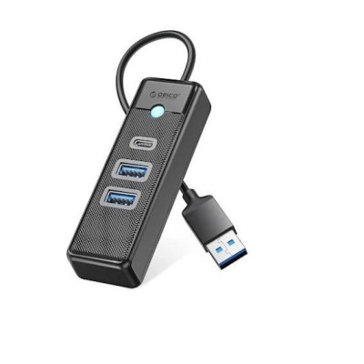 Bộ Chia Orico USB-A sang 2 cổng USB 3.0 5Gbps + 1 cổng TypeC 5Gbps PWC2U-U3-015 - Hàng Chính Hãng