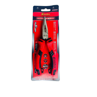 Kìm nhọn Kirito Japan cỡ 6 inch chính hãng chất liệu thép CRV không gỉ siêu cứng siêu bền