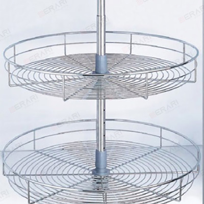 {Chính hãng} Mâm xoay toàn phần Inox bóng cao cấp sợi tròn Gerari