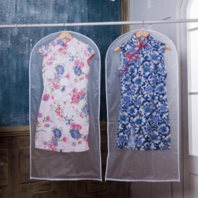 Túi Bọc Quần Áo Chống Bụi Bẩn/ Ẩm Mốc Bằng Nhựa Trong Suốt Kt 60x80cm