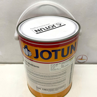 Sơn chịu nhiệt Jotun Solvalitt Midtherm (260°C) Base 2 màu xanh - Blue 0139 _ 5L