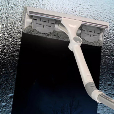 Cây Lau Kính Lau Tường.Chổi Lau Nhà 2 in 1 Thông Minh Cán Dài ( Tặng Bình Phun Sương 500ml) 