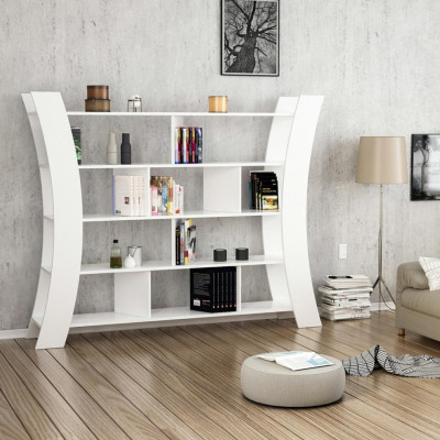 Giá sách gỗ công nghiệp trang trí đẹp SMLIFE Blackstone