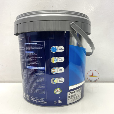 Sơn nước cao cấp Toa Nanoshield ngoại thất màu vàng 7930 _ 5L